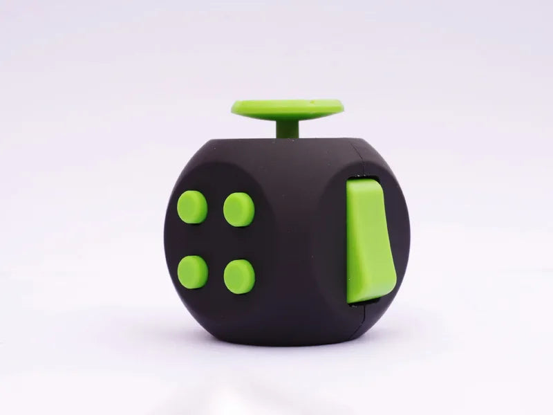 Cubo Sensorial terapêutico para Alívio da Ansiedade e Foco (12 Lados) - Ideal para Crianças e Adultos com TEA e TDAH