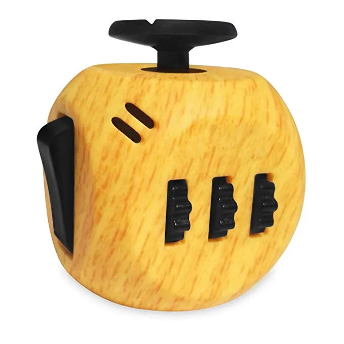 Cubo Sensorial terapêutico para Alívio da Ansiedade e Foco (12 Lados) - Ideal para Crianças e Adultos com TEA e TDAH
