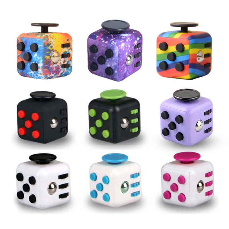 Cubo Sensitivo Relaxante para Brincar com os Dedos