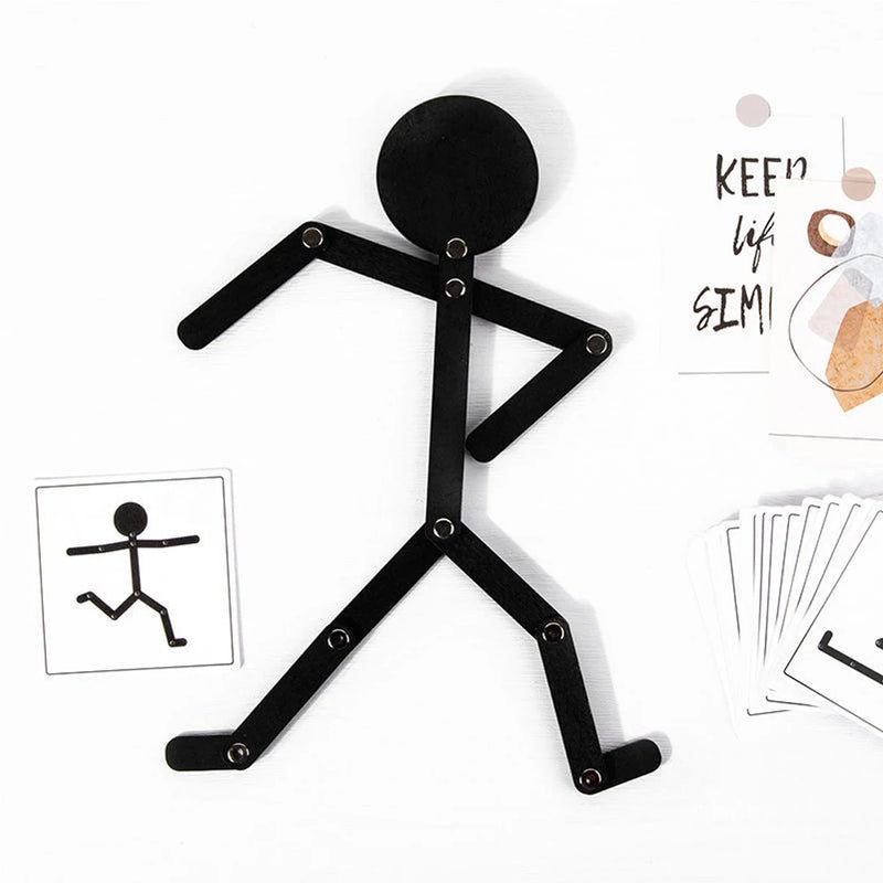 Homem de Madeira Montessori – Brincar, Imitar e Aprender