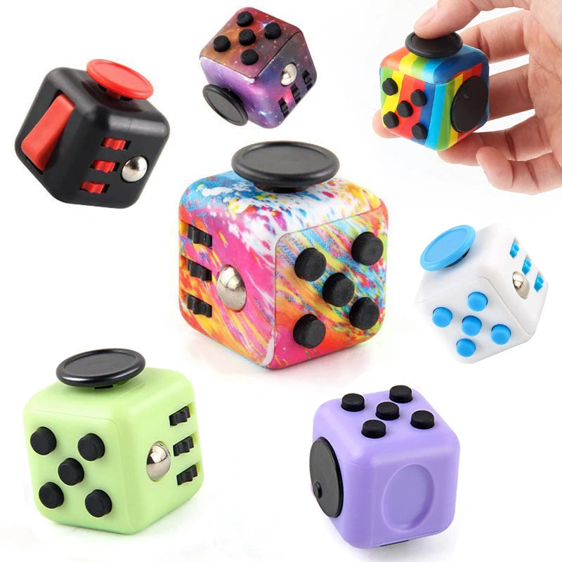 Cubo Sensitivo Relaxante para Brincar com os Dedos