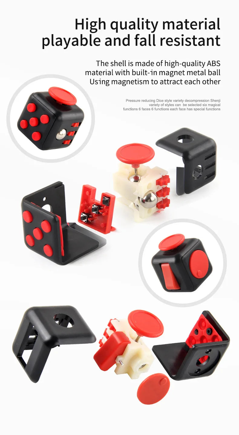 Cubo Sensitivo Relaxante para Brincar com os Dedos