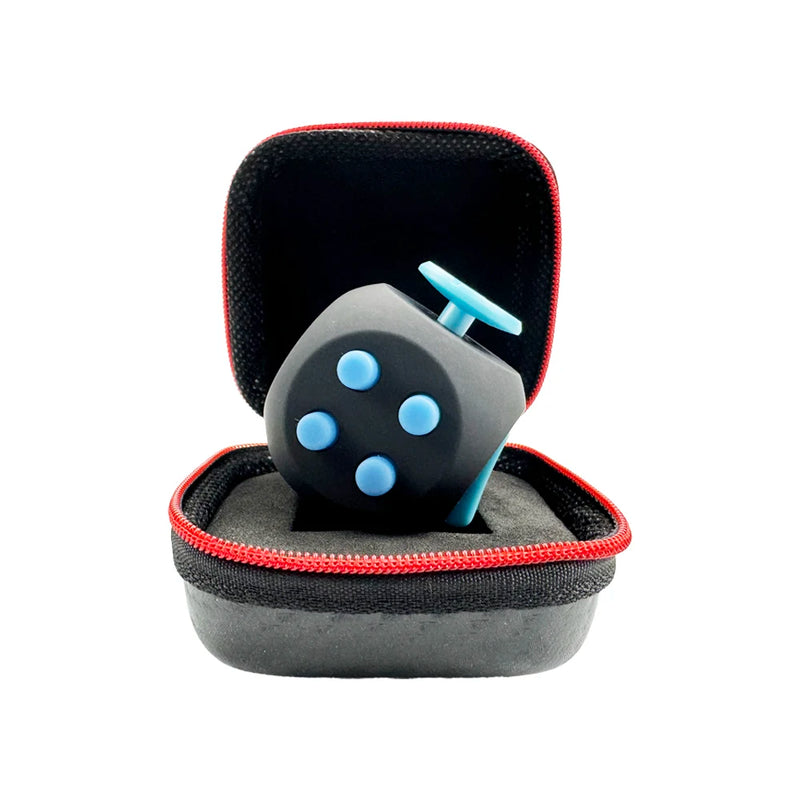 Cubo Sensorial terapêutico para Alívio da Ansiedade e Foco (12 Lados) - Ideal para Crianças e Adultos com TEA e TDAH