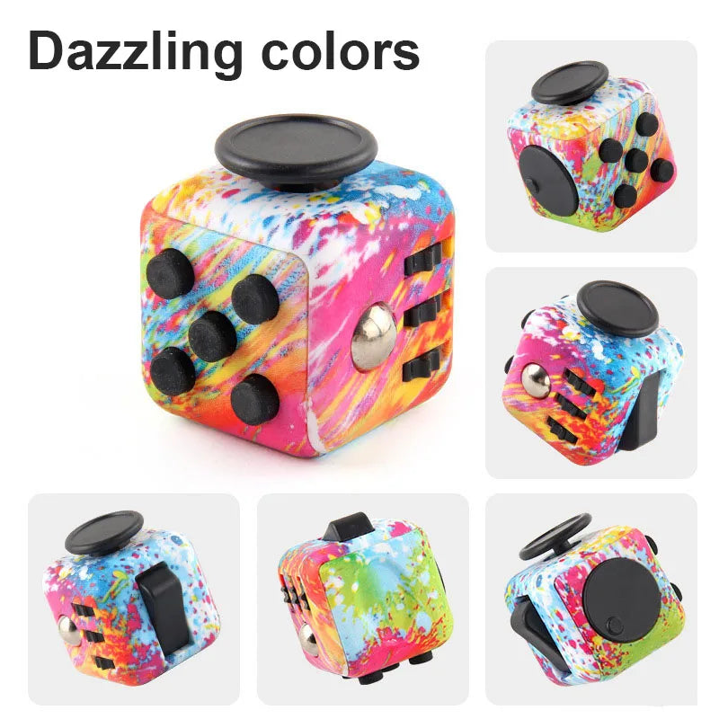 Cubo Sensitivo Relaxante para Brincar com os Dedos